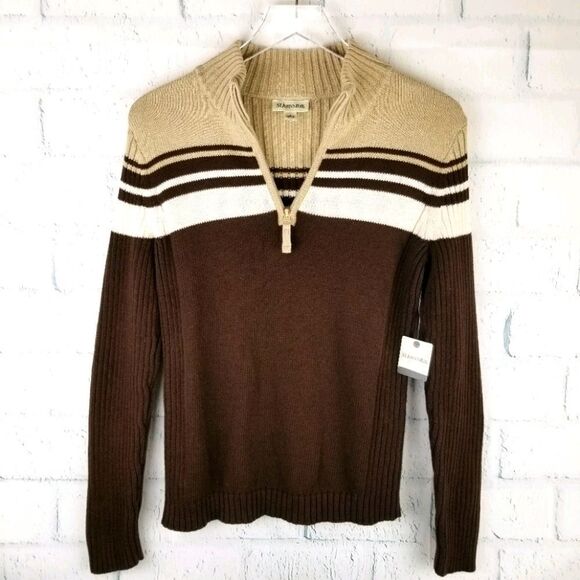 St. John's Bay Ribbed Sweater. Size S - Picture 1 of 6